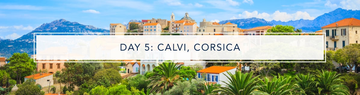 Day 5 - CALVI, CORSICA   12620 TA