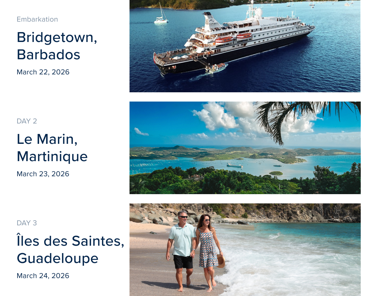 Embarkation through day 3-2